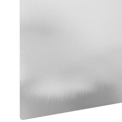 Bordura per Prato 10 pcs 100 x 15 cm Acciaio Argento | homemem39