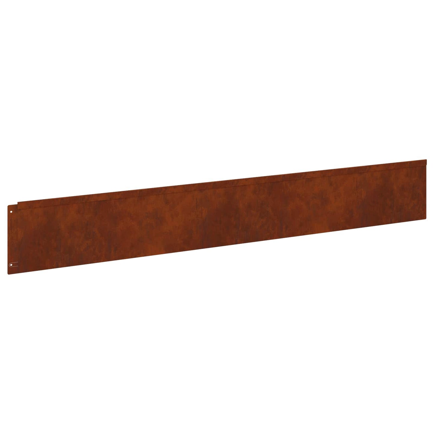 Bordura per Prato 20 pcs 100 x 15 cm Acciaio Ruggine | homemem39