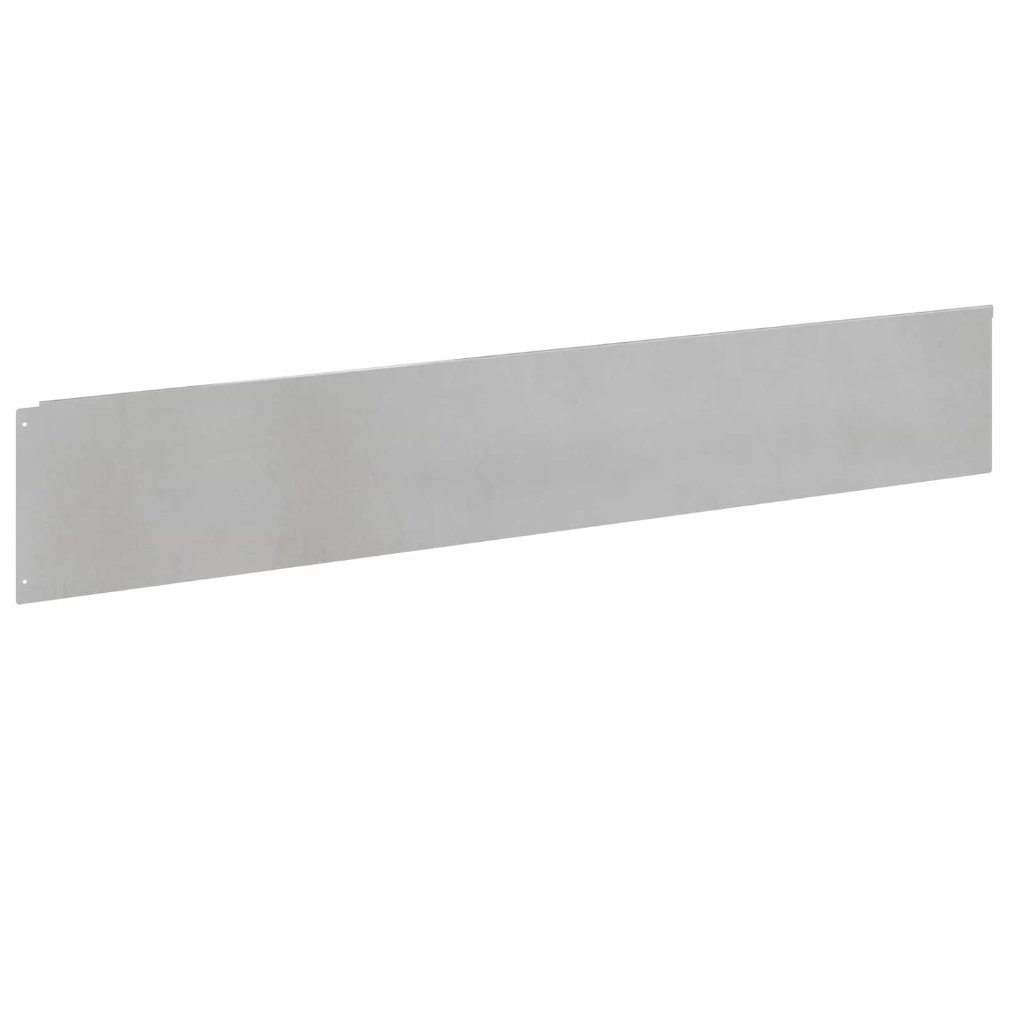 Bordura per Prato 10 pcs 100 x 18 cm Acciaio Argento | homemem39