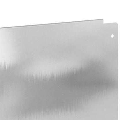 Bordura per Prato 20 pcs 100 x 18 cm Acciaio Argento | homemem39