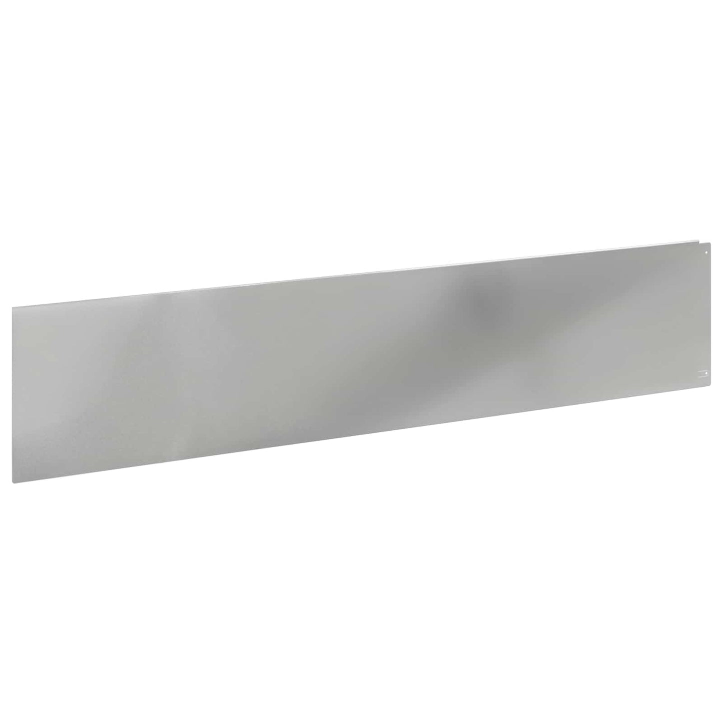Bordura per Prato 10 pcs 100 x 22 cm Acciaio Argento | homemem39