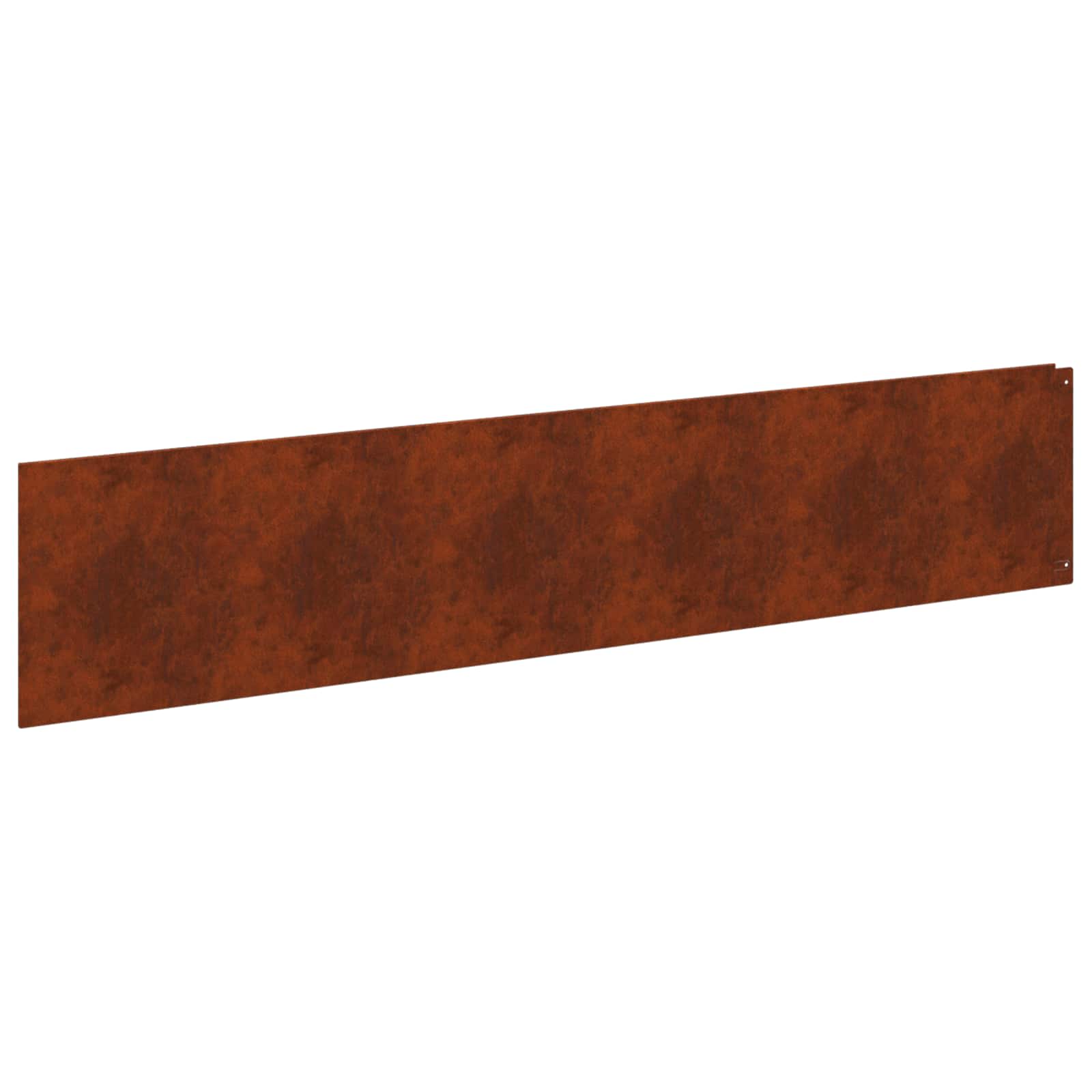 Bordura per Prato 10 pcs 100 x 22 cm Acciaio Ruggine | homemem39