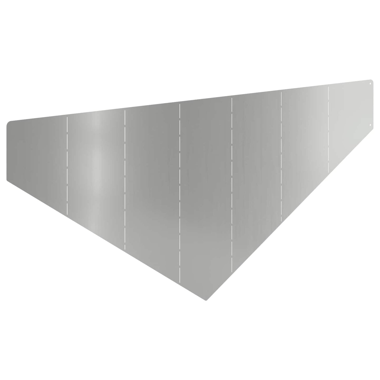Bordura per Prato 100 x 45 cm Acciaio Argento | homemem39