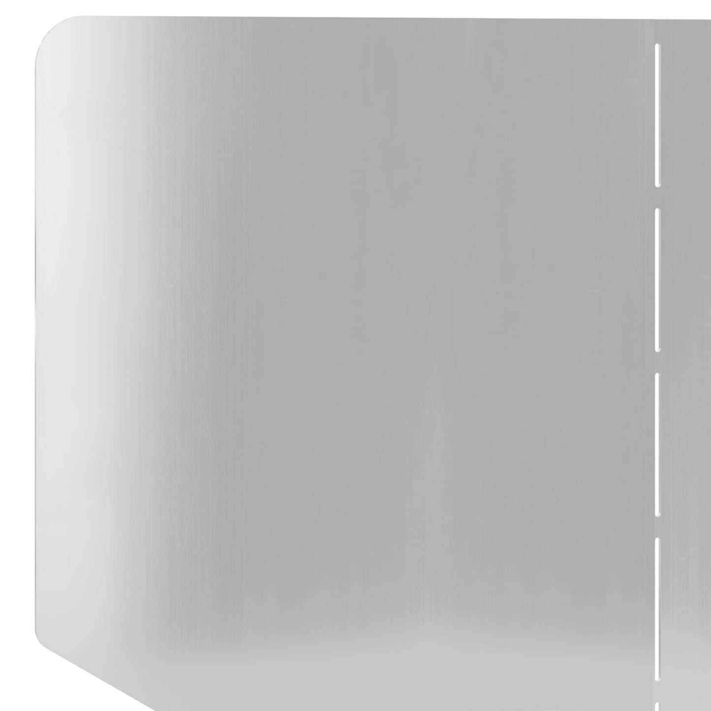 Bordura per Prato 4 pcs 100 x 45 cm Acciaio Argento | homemem39