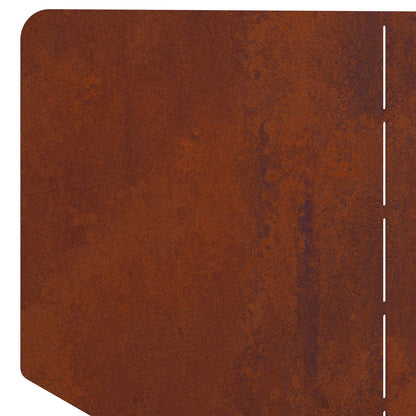 Bordura per Prato 100 x 45 cm Acciaio Ruggine | homemem39