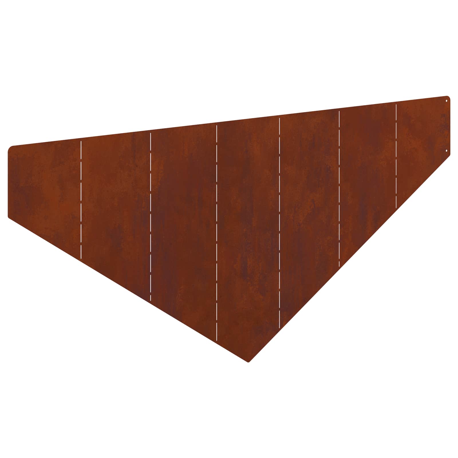 Bordura per Prato 100 x 45 cm Acciaio Ruggine | homemem39