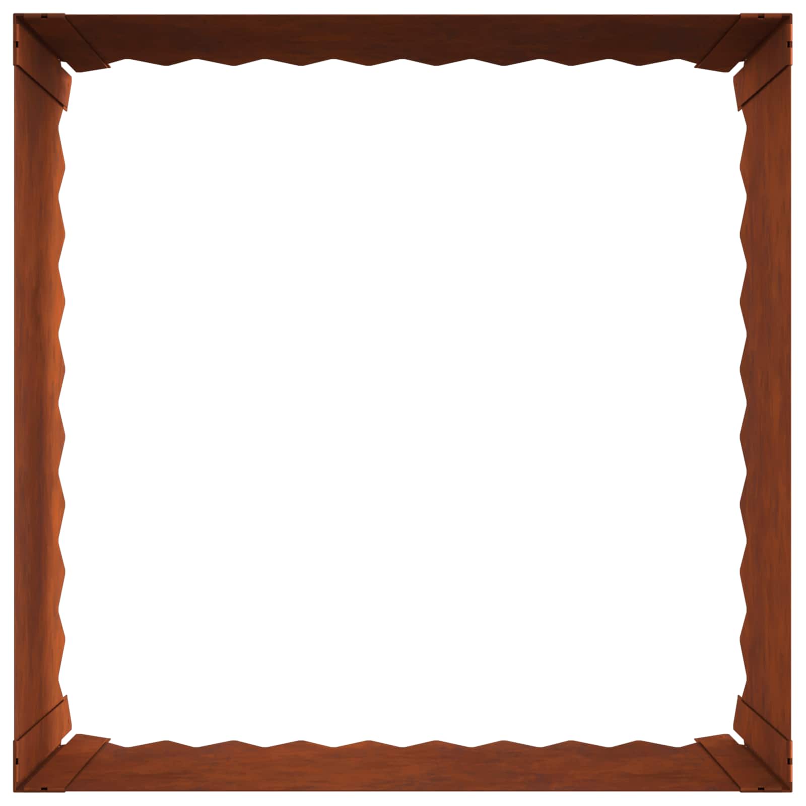 Bordura per Prato 60 x 60 x 35 cm Acciaio Ruggine | homemem39