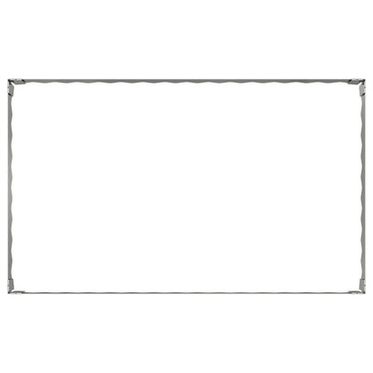 Bordura per Prato 100 x 60 x 20 cm Acciaio Argento | homemem39