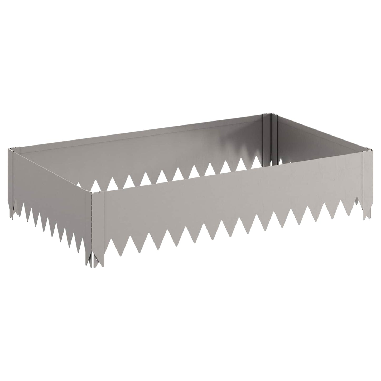 Bordura per Prato 100 x 60 x 20 cm Acciaio Ruggine | homemem39