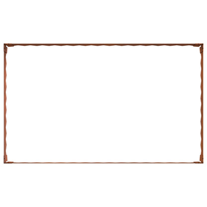 Bordura per Prato 100 x 60 x 20 cm Acciaio Ruggine | homemem39