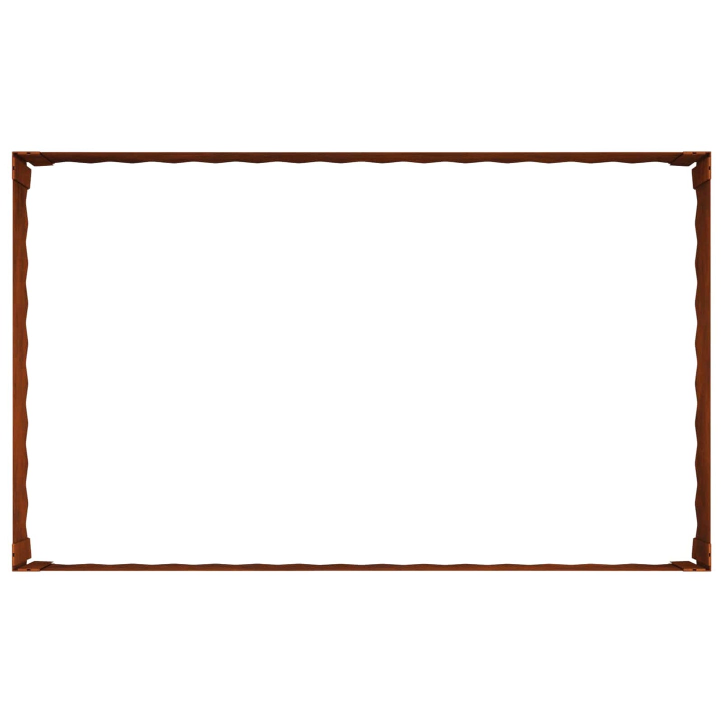 Bordura per Prato 100 x 60 x 35 cm Acciaio Ruggine | homemem39