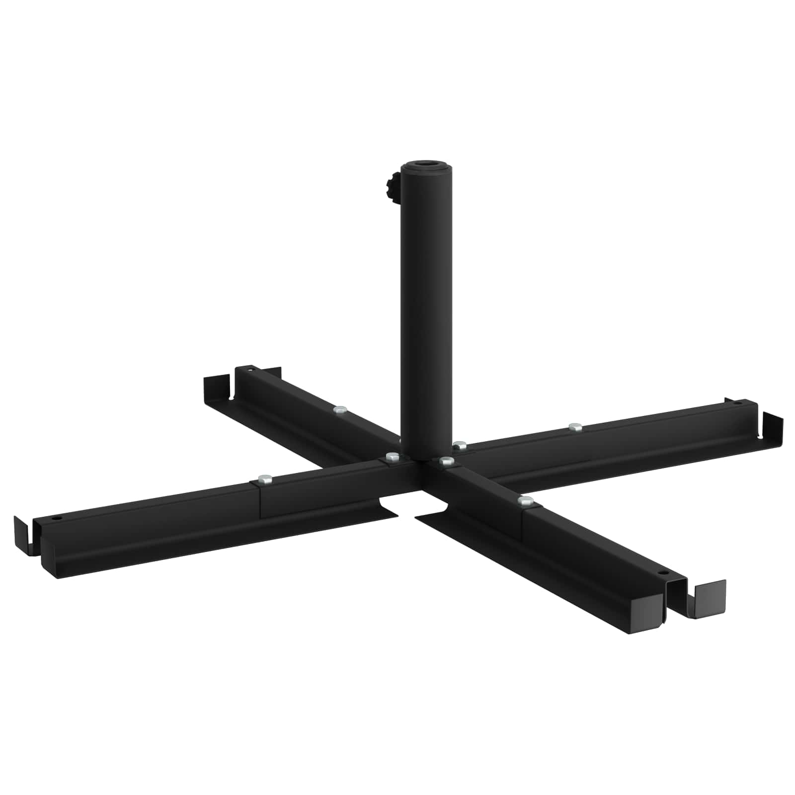 Base per ombrellone per palo da 25–50 mm Nero | homemem39