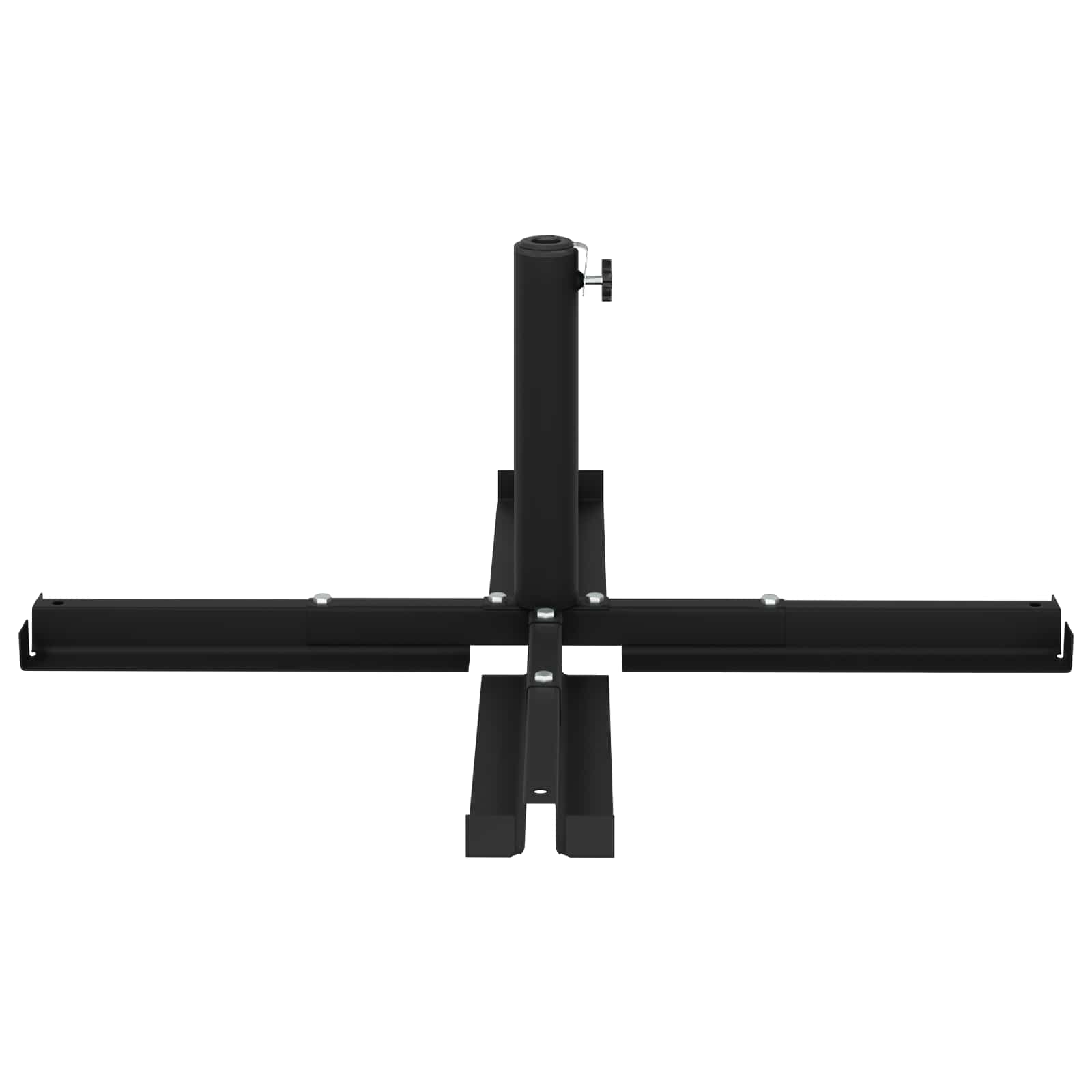 Base per ombrellone per palo da 25–50 mm Nero | homemem39