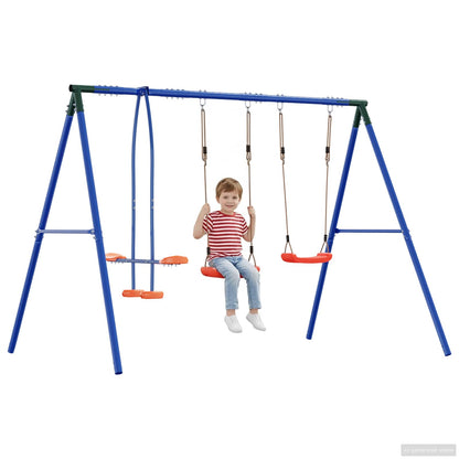 Set di Altalene per Esterni Multicolore 263 x 185 x 185 cm | homemem39