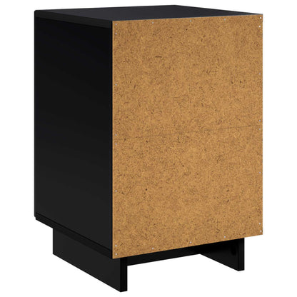 Comodino Nero 33,5 x 34,5 x 50 cm Legno ingegnerizzato