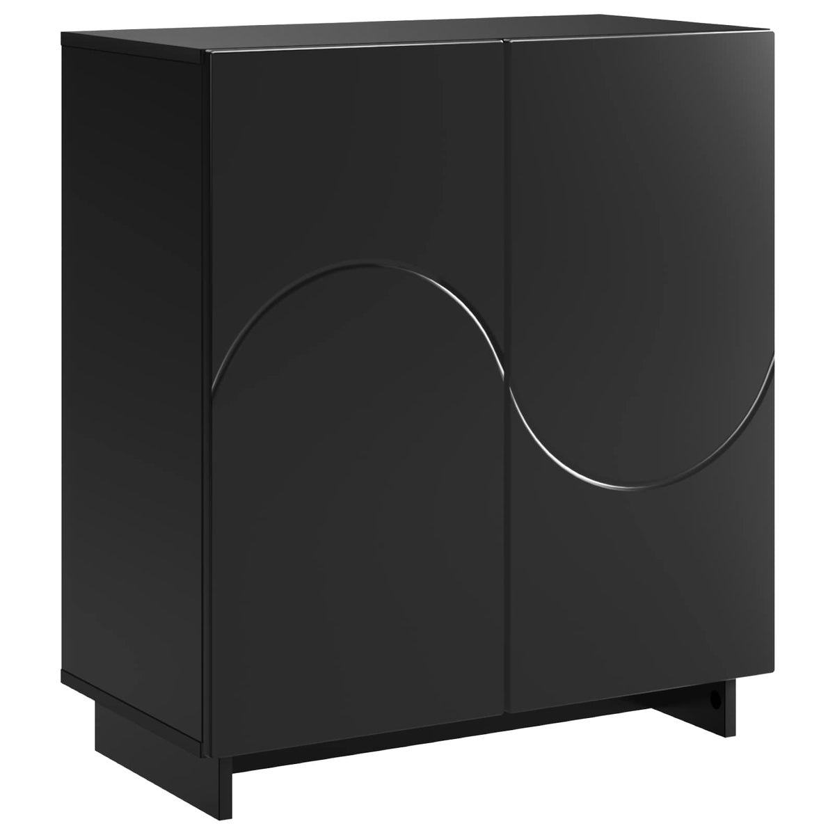 Credenza Nero 67 x 34,5 x 75 cm Legno ingegnerizzato | homemem39