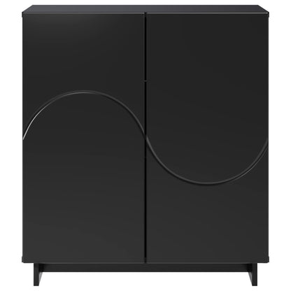 Credenza Nero 67 x 34,5 x 75 cm Legno ingegnerizzato | homemem39