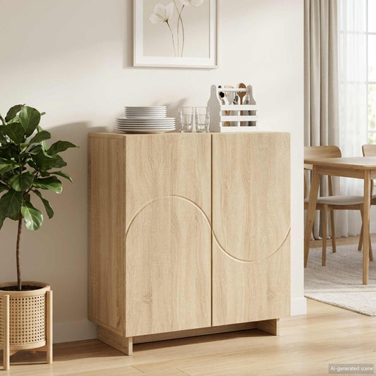 Credenza Rovere Sonoma 67 x 34,5 x 75 cm Legno ingegnerizzato | homemem39