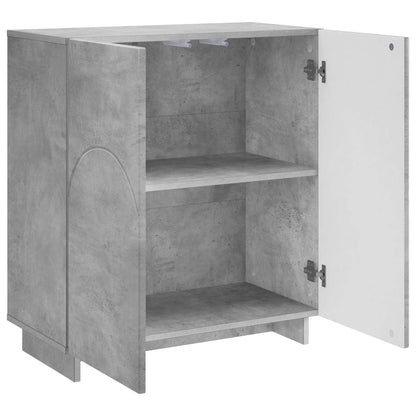 Credenza Grigio Cemento 67 x 34,5 x 75 cm Legno ingegnerizzato | homemem39