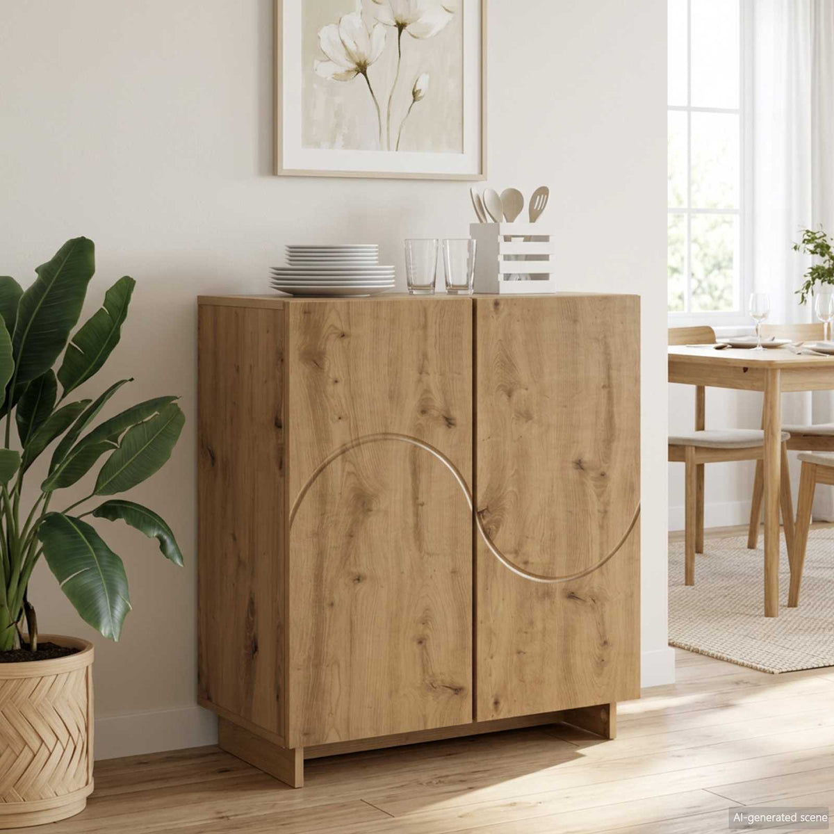 Credenza Rovere Artigianale 67 x 34,5 x 75 cm
