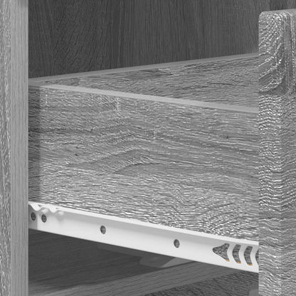 Scarpiera 48 x 38 x 87,5 cm Legno ingegnerizzato Sonoma grigio | homemem39