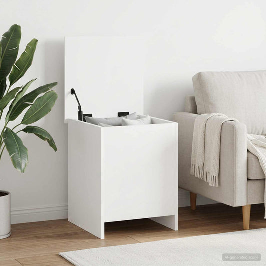 Cassa di stoccaggio Bianco 40 x 40 x 50 cm Legno ingegnerizzato | homemem39