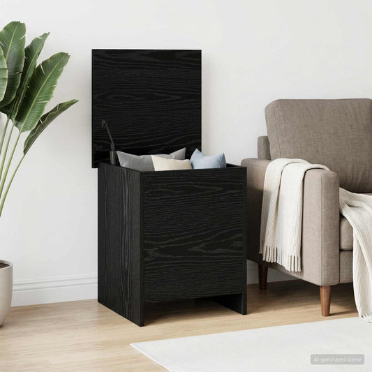 Cassa di stoccaggio Rovere Nero 40 x 40 x 50 cm | homemem39