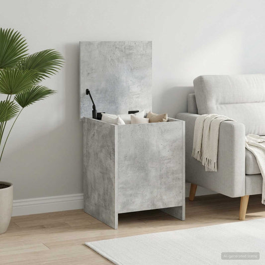 Cassa di stoccaggio Grigio Cemento 40 x 40 x 50 cm | homemem39