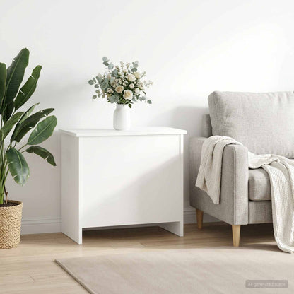 Cassa di stoccaggio Bianco 60 x 40 x 50 cm Legno ingegnerizzato | homemem39