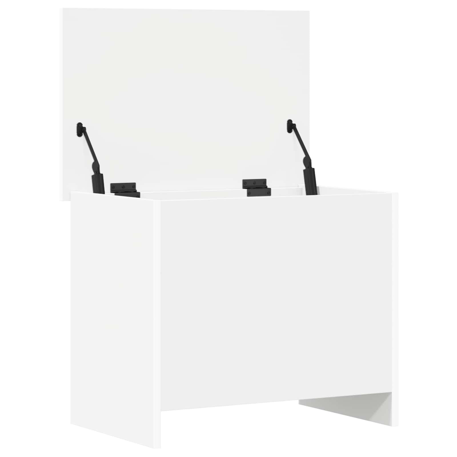 Cassa di stoccaggio Bianco 60 x 40 x 50 cm Legno ingegnerizzato | homemem39