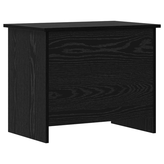 Cassa di stoccaggio Rovere Nero 60 x 40 x 50 cm