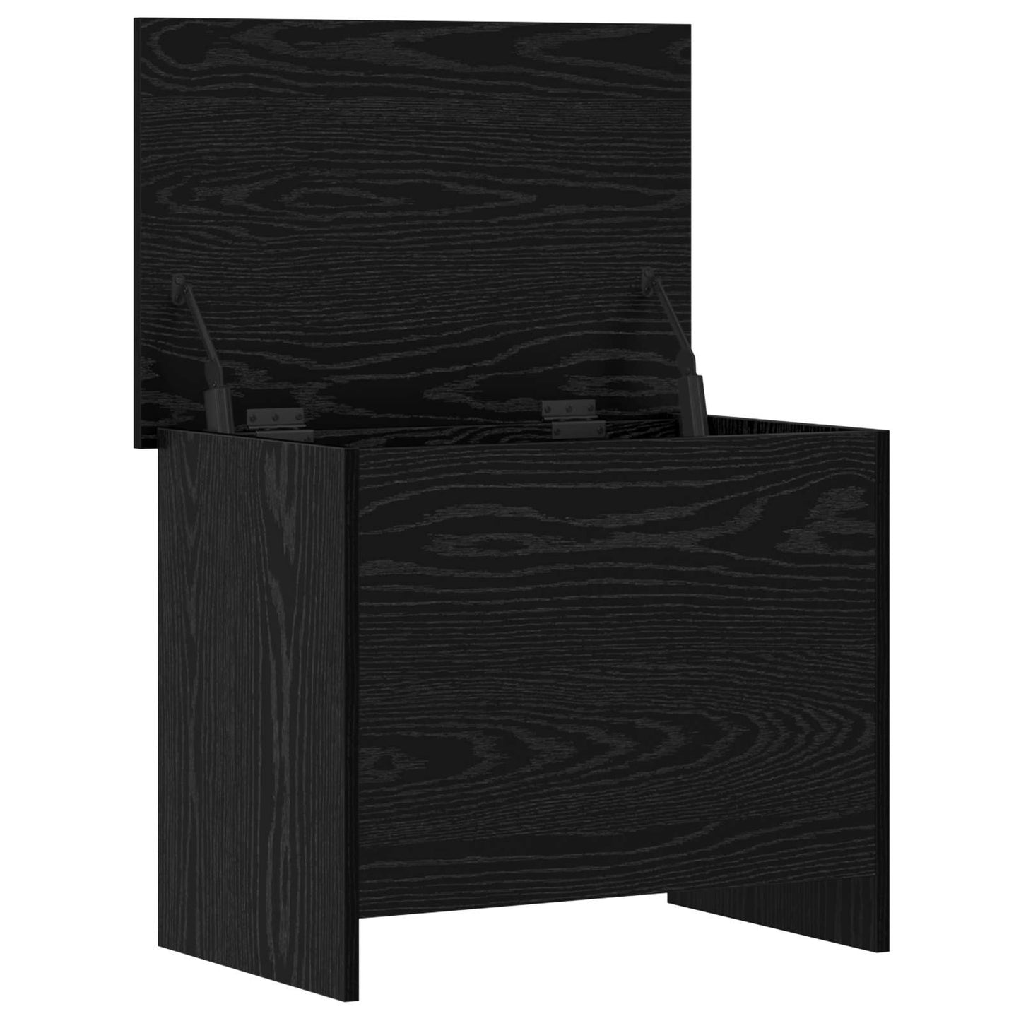 Cassa di stoccaggio Rovere Nero 60 x 40 x 50 cm | homemem39