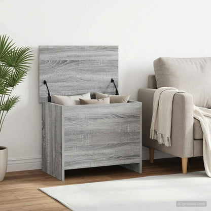 Cassa di stoccaggio Sonoma grigio 60 x 40 x 50 cm | homemem39