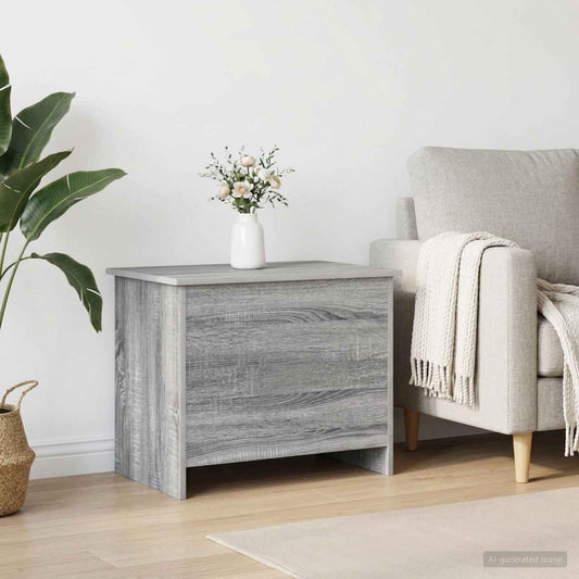 Cassa di stoccaggio Sonoma grigio 60 x 40 x 50 cm - homemem39