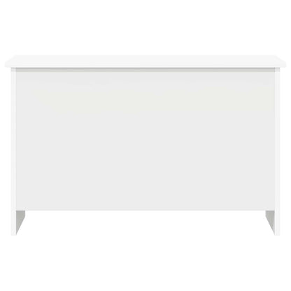 Cassa di stoccaggio Bianco 80 x 40 x 50 cm Legno ingegnerizzato | homemem39