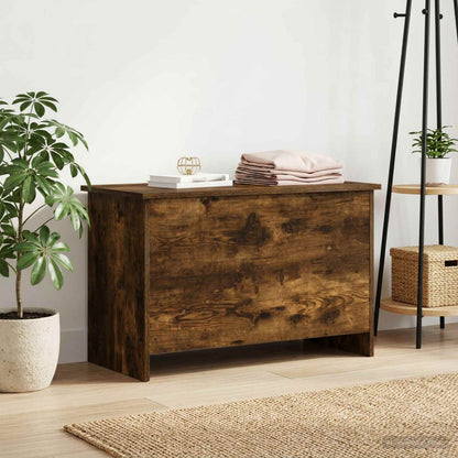 Cassa di stoccaggio Rovere Fumo 80 x 40 x 50 cm | homemem39