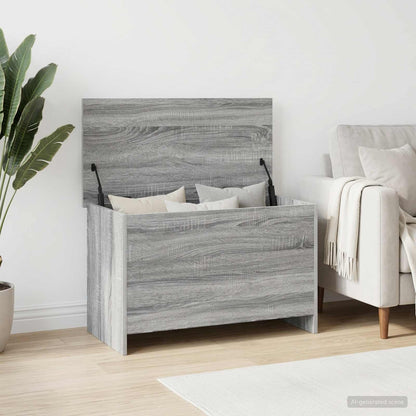 Cassa di stoccaggio Sonoma grigio 80 x 40 x 50 cm | homemem39