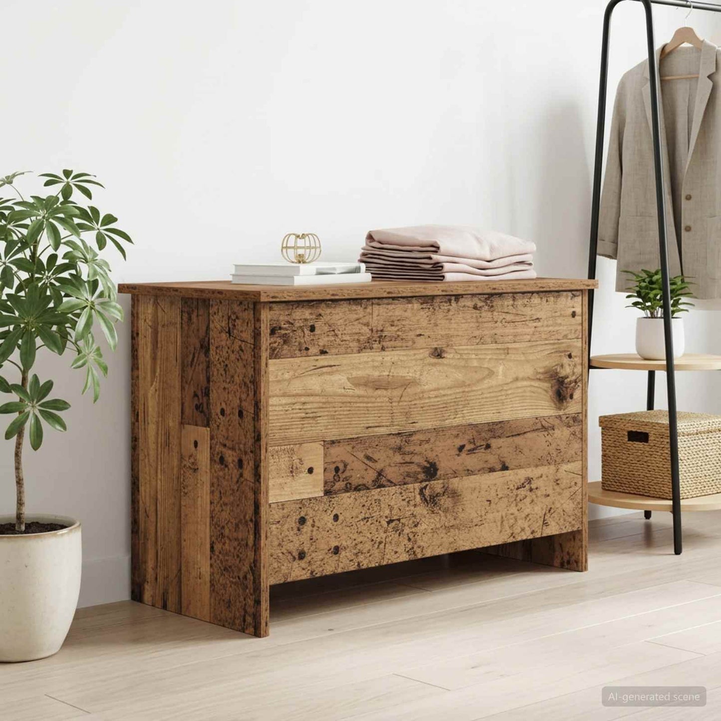 Cassa di stoccaggio Legno antico 80 x 40 x 50 cm | homemem39