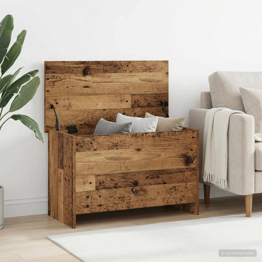 Cassa di stoccaggio Legno antico 80 x 40 x 50 cm | homemem39