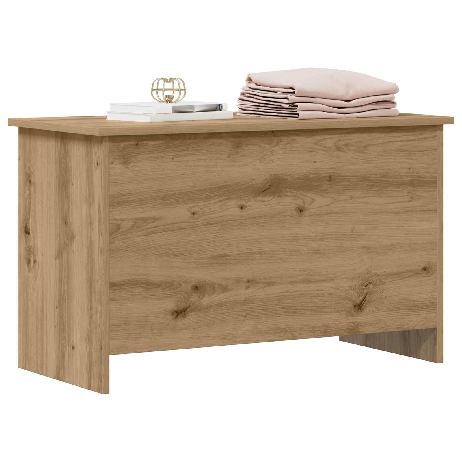 Cassa di stoccaggio Rovere Artigianale 80 x 40 x 50 cm | homemem39