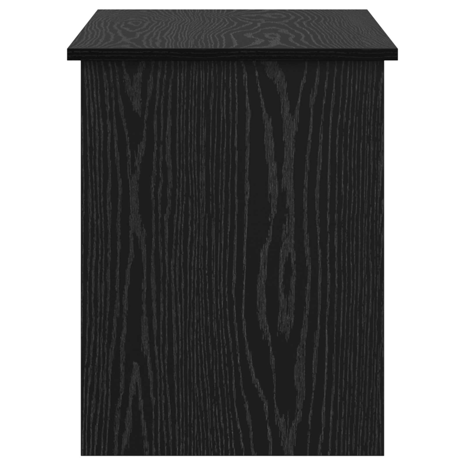 Cassa di stoccaggio Rovere Nero 100 x 40 x 50 cm | homemem39