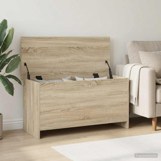 Cassa di stoccaggio Rovere Sonoma 100 x 40 x 50 cm | homemem39