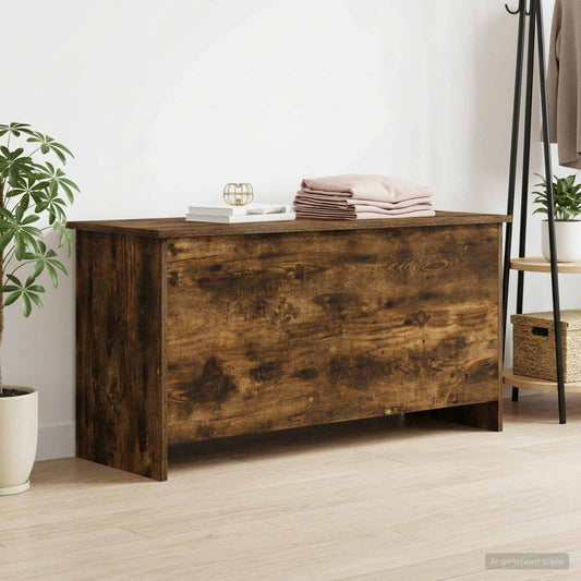 Cassa di stoccaggio Rovere Fumo 100 x 40 x 50 cm | homemem39