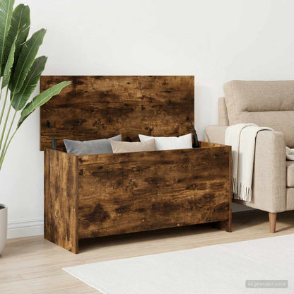 Cassa di stoccaggio Rovere Fumo 100 x 40 x 50 cm | homemem39