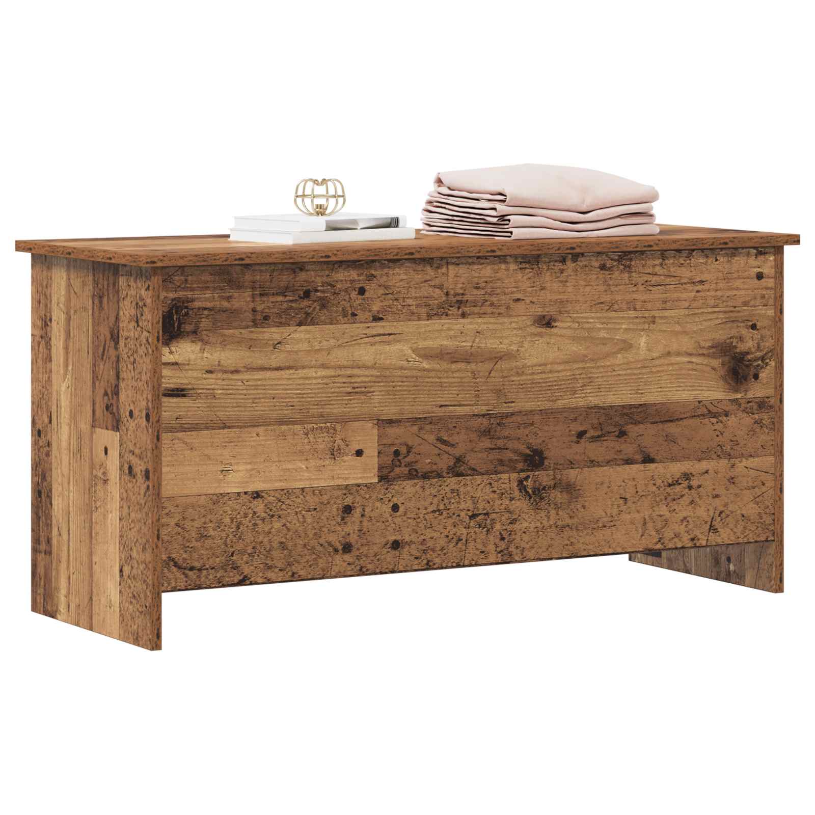 Cassa di stoccaggio Legno antico 100 x 40 x 50 cm | homemem39