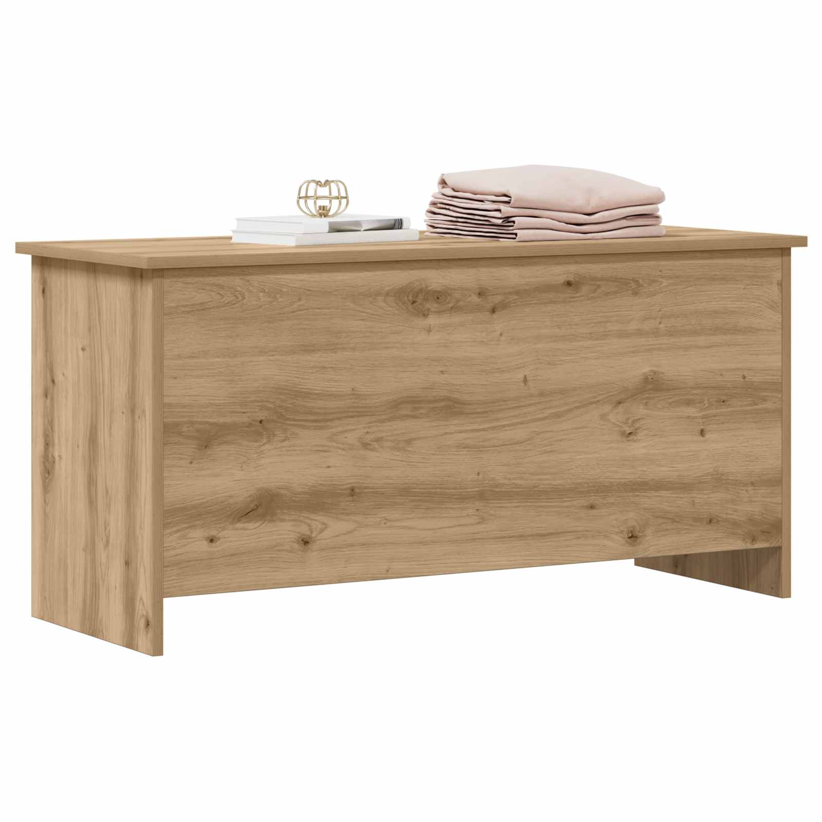 Cassa di stoccaggio Rovere Artigianale 100 x 40 x 50 cm | homemem39
