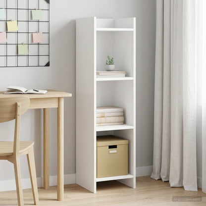Libreria Bianco 30 x 30 x 111 cm Legno ingegnerizzato | homemem39