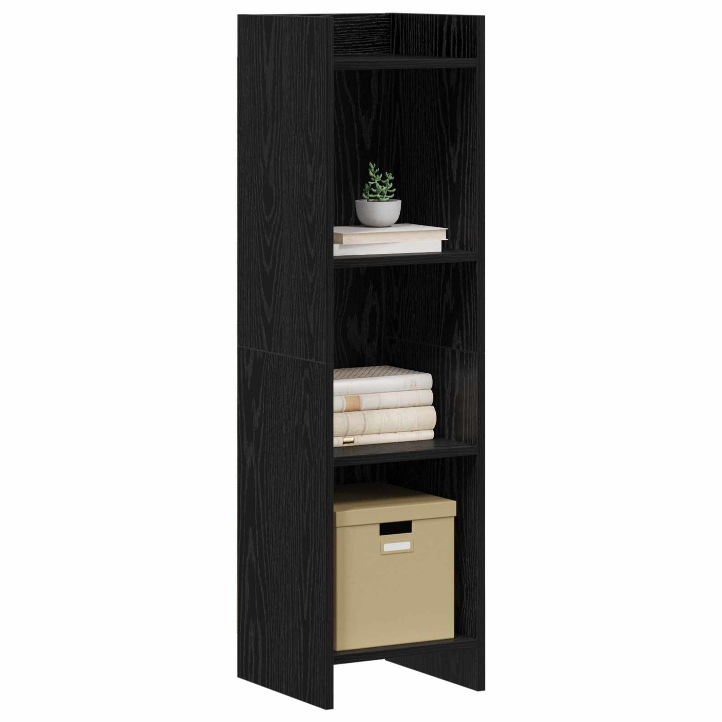 Libreria Rovere Nero 30 x 30 x 111 cm Legno ingegnerizzato | homemem39