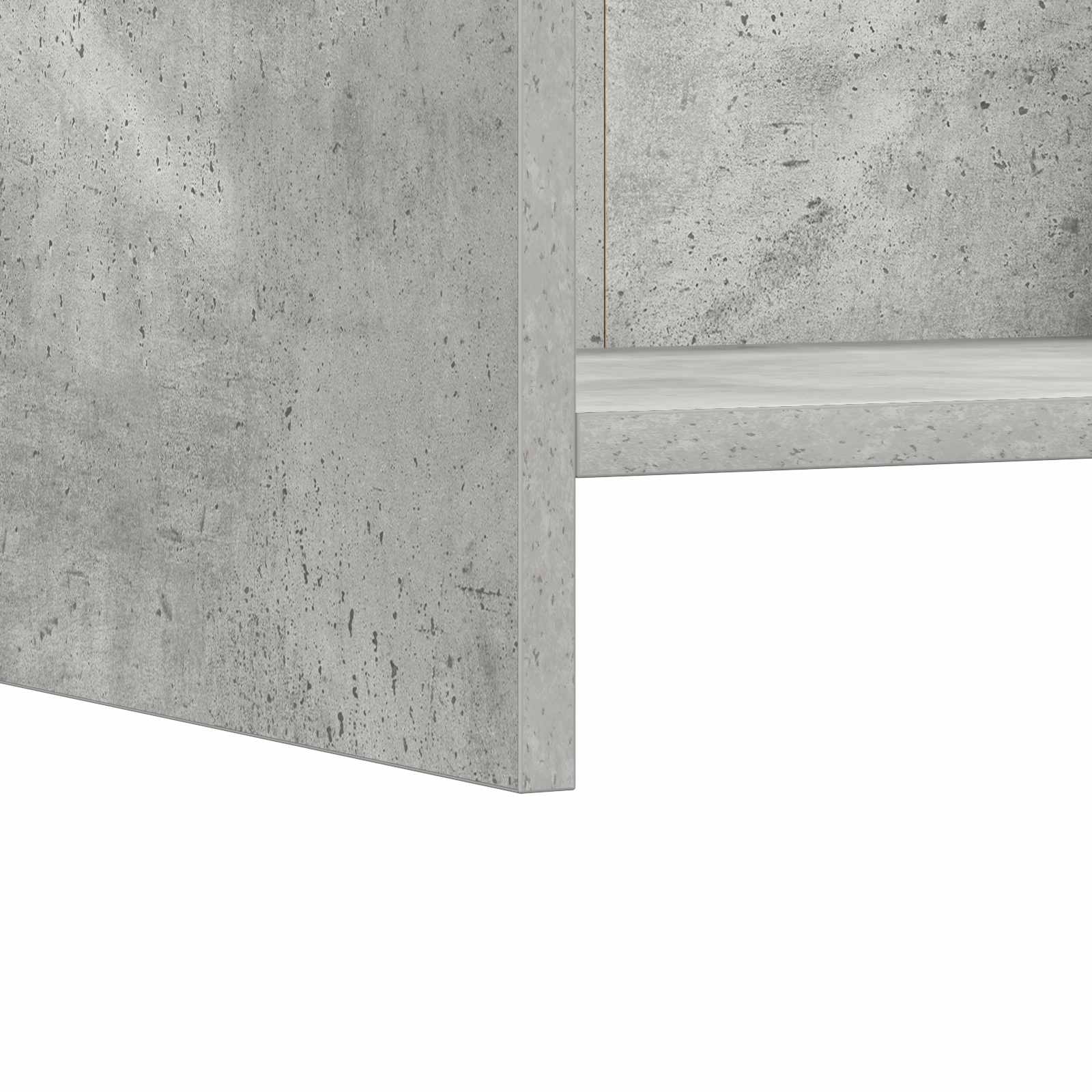 Libreria Grigio Concretè 30 x 30 x 111 cm Legno ingegnerizzato | homemem39