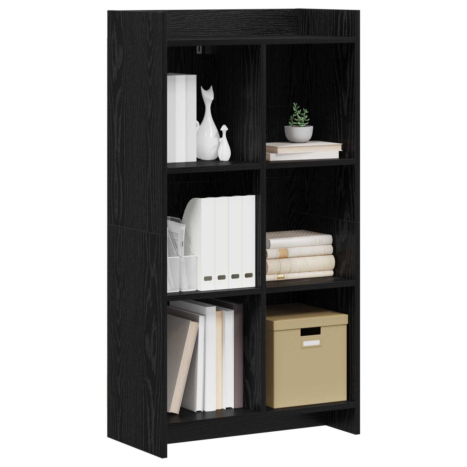 Libreria Rovere Nero 59 x 30 x 111 cm Legno ingegnerizzato | homemem39